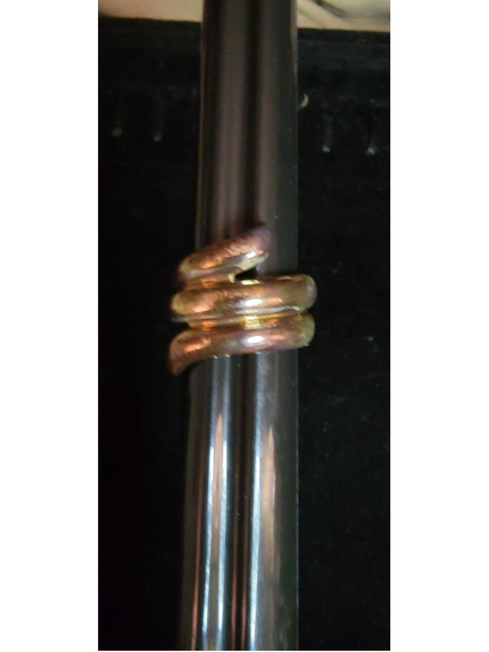 Sterling Silver Modernist Wrap Ring Size 6.5 Statement Ring 9.76g Tested 925 33